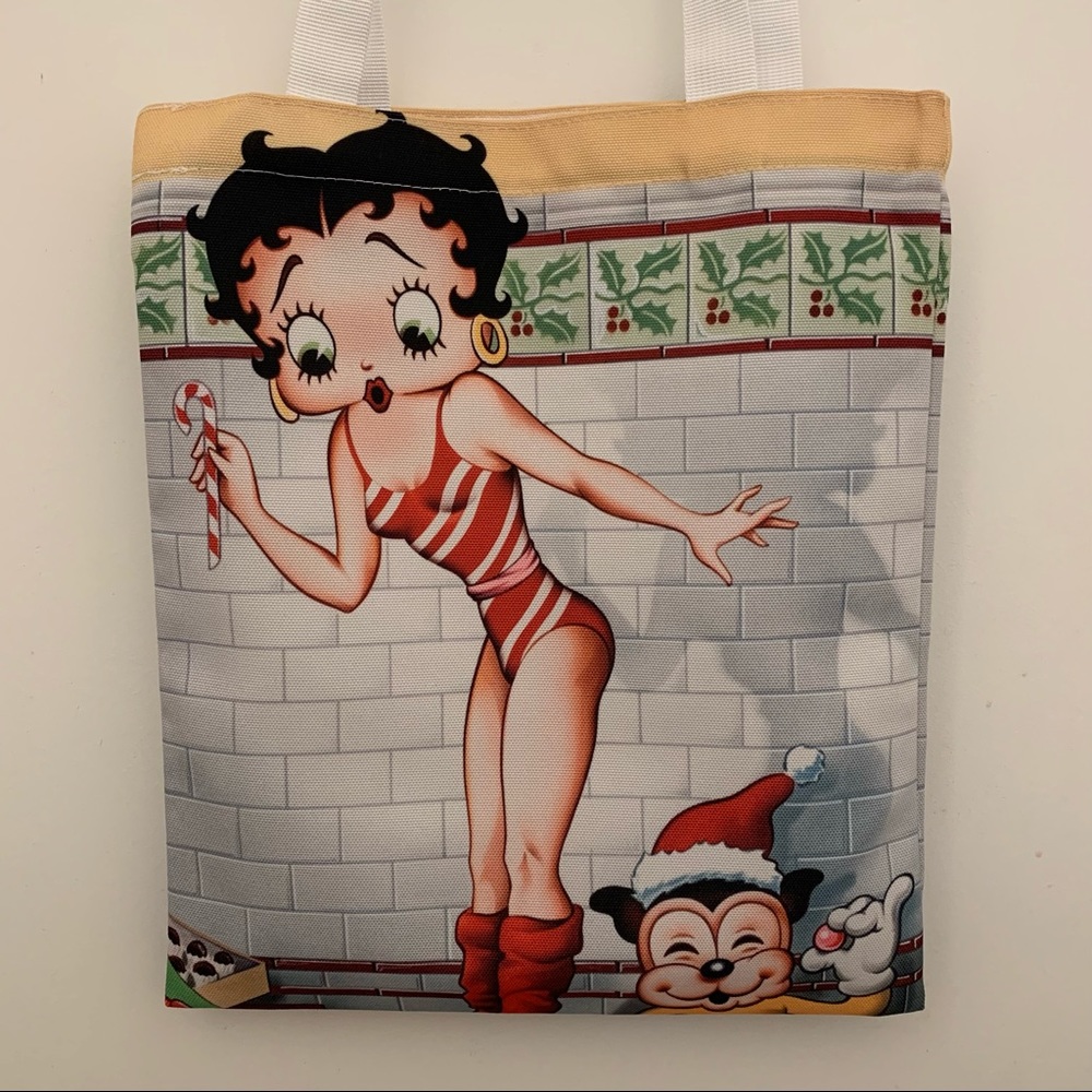 Betty Boop “Candy Cane” Tote Bag